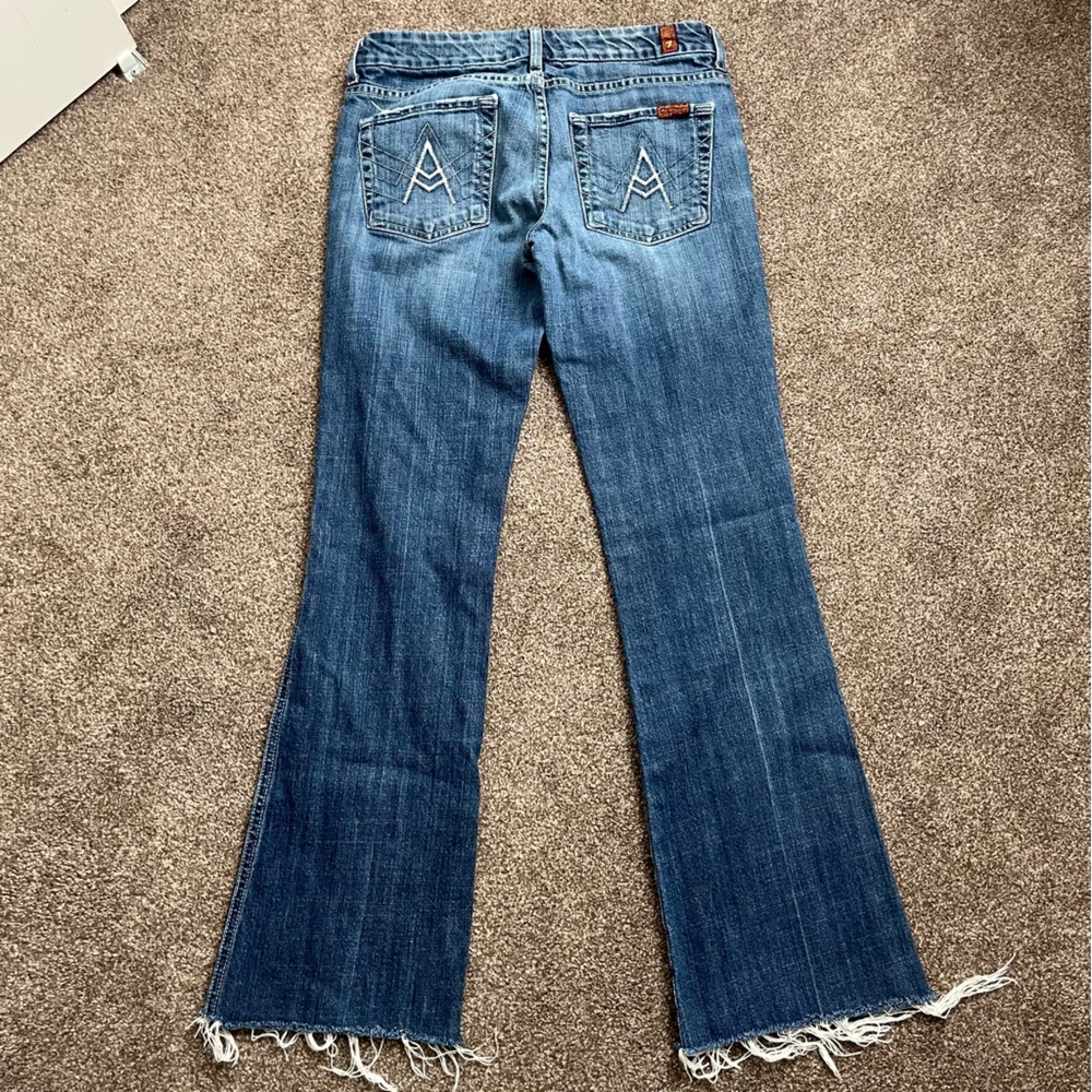 7 for All Mankind A pocket 28 Dark Blue - Picture 2 of 8